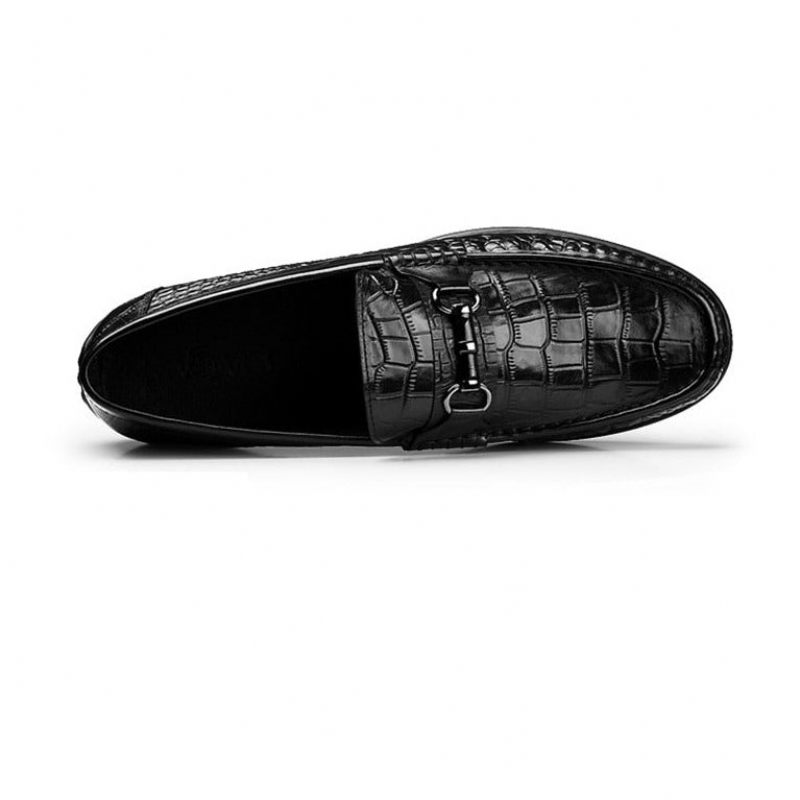 Mocassins Masculinos Slip-on Casuais Respiráveis - Preto