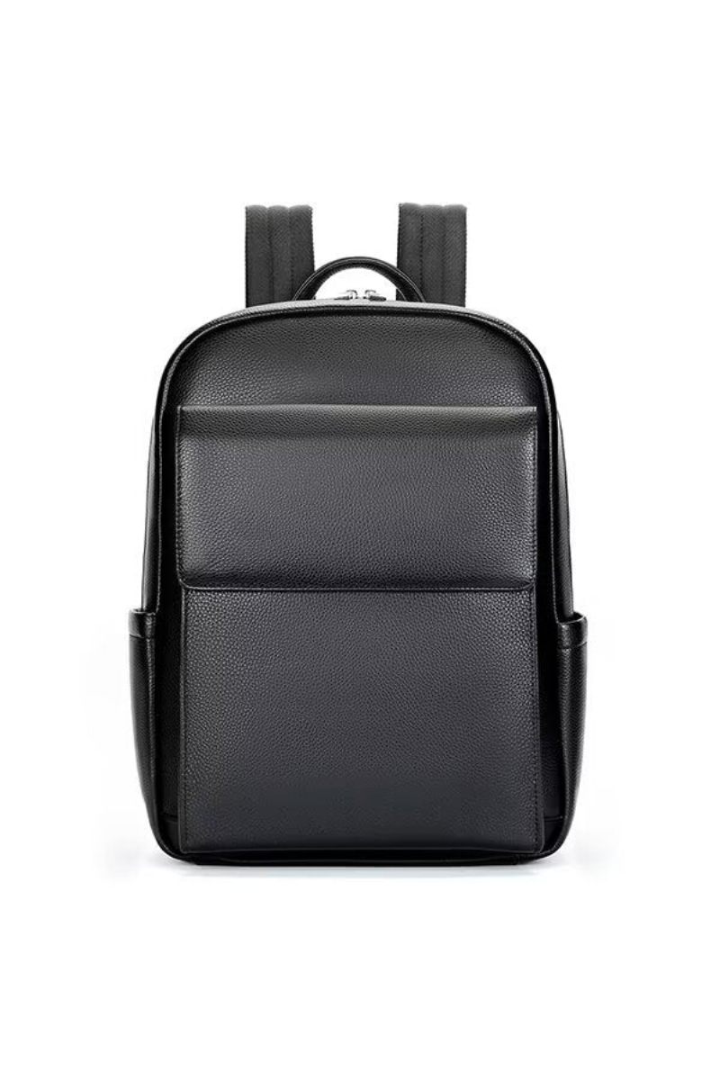 Mochilas Masculinas Estilo Soberano Bolsa Couro - Preto