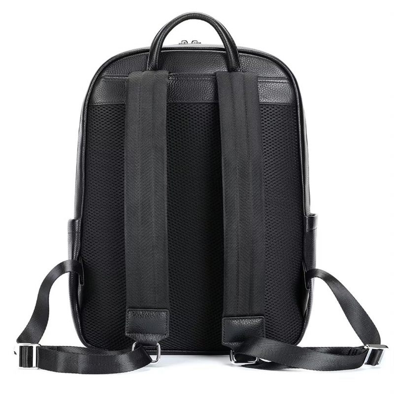 Mochilas Masculinas Estilo Soberano Bolsa Couro - Preto