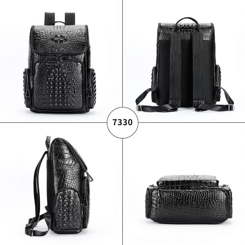 Mochilas Masculinas Metropolitan Elite Bolsa Couro - Preto