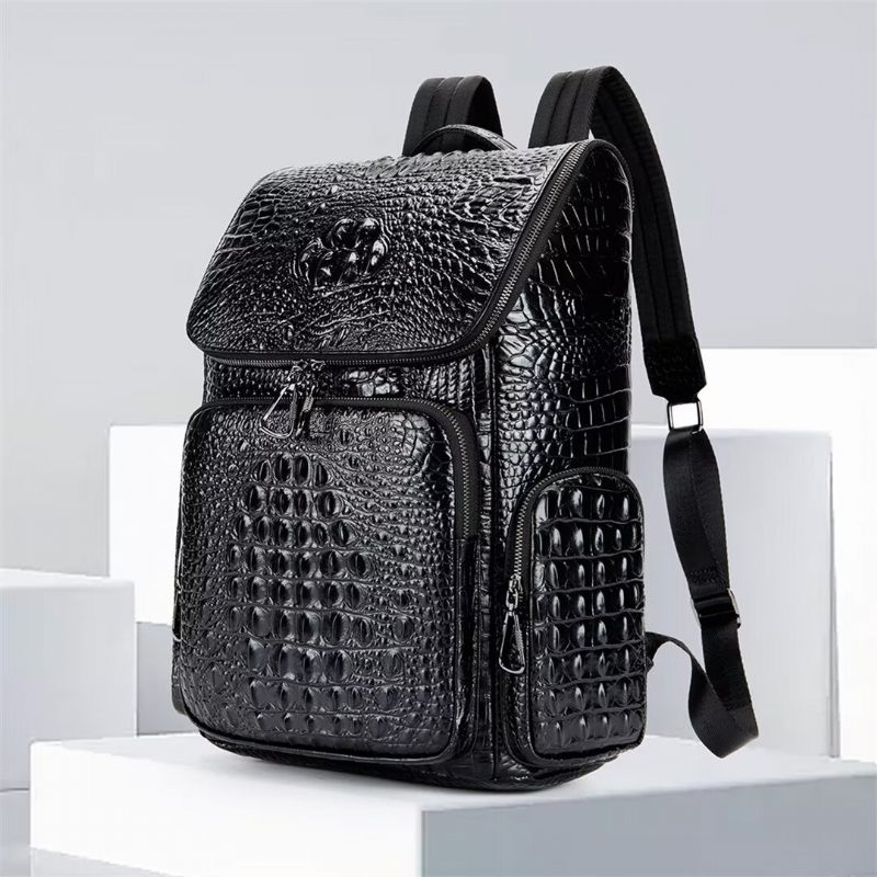 Mochilas Masculinas Metropolitan Elite Bolsa Couro - Preto