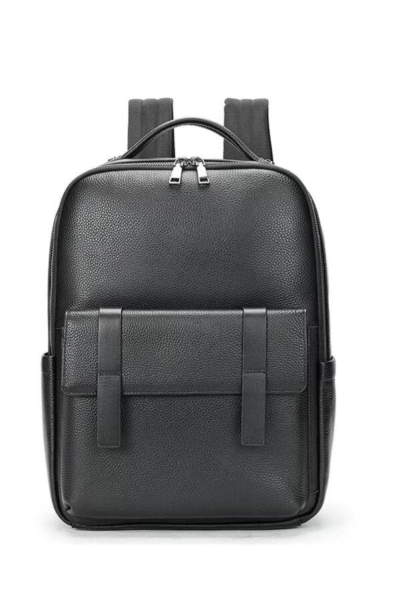 Mochilas Masculinas Metropolitan Sleek Leather Tote - Preto