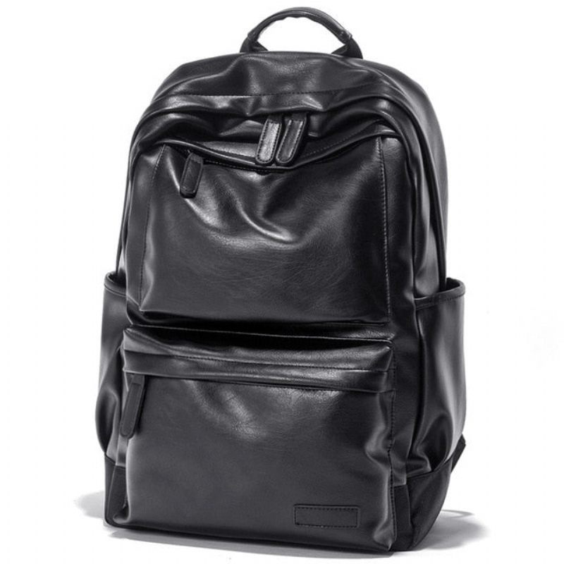 Mochilas Masculinas À Prova D'água Com Padrão Exótico Mochila Para Laptop - Preto