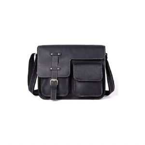 Pastas Masculinas Luxo Couro Exótico Vintage Aba Crossbody Maleta