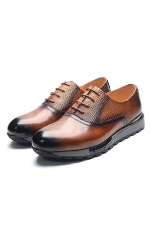 Sapatos Casuais Masculinos Chic Urbanite Couro Lace-ups