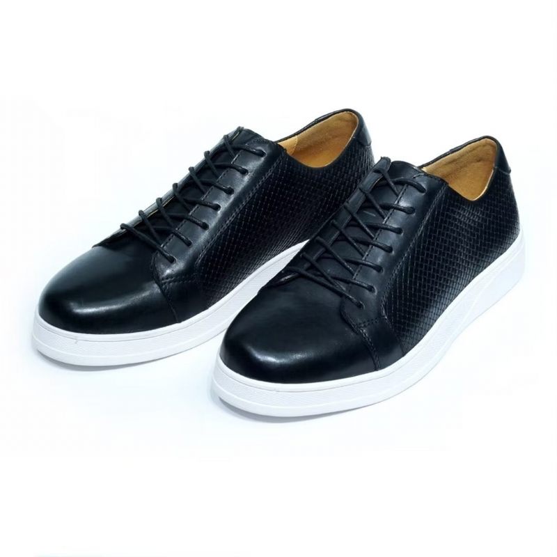 Sapatos Casuais Masculinos Chiques Casual Lace-ups - Preto