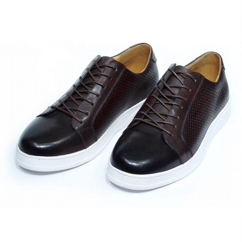 Sapatos Casuais Masculinos Chiques Casual Lace-ups - Preto