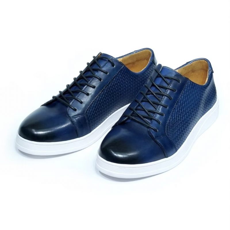 Sapatos Casuais Masculinos Chiques Casual Lace-ups - Azul