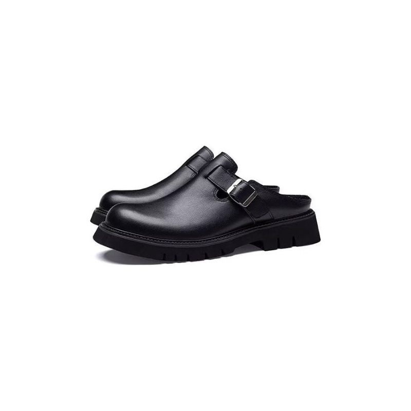 Sapatos Casuais Masculinos Clássicos Deslizantes - Preto