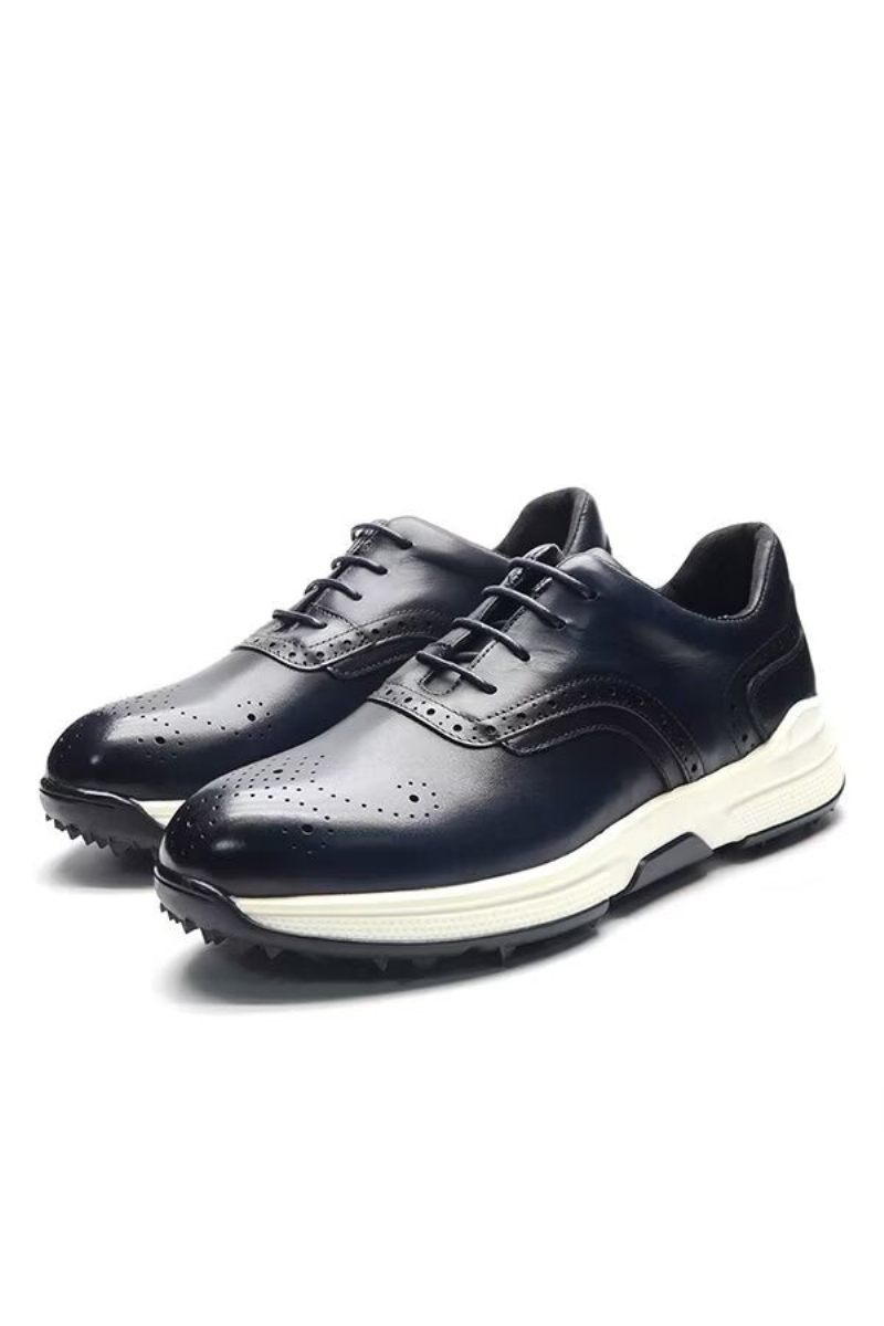 Sapatos Casuais Masculinos Conforto Moderno Couro