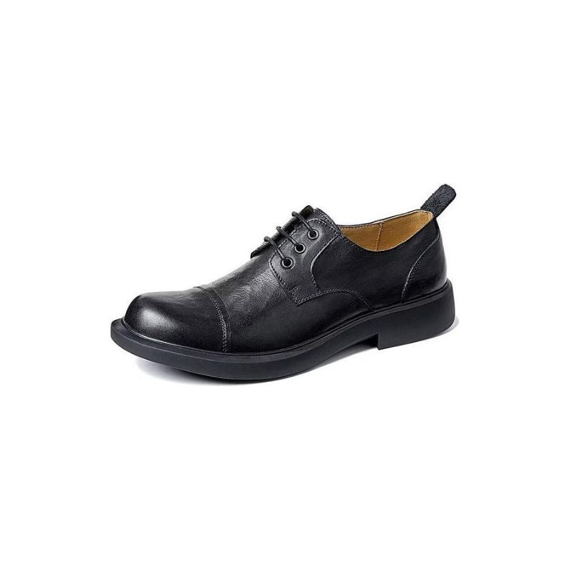 Sapatos Casuais Masculinos Couro Em Relevo