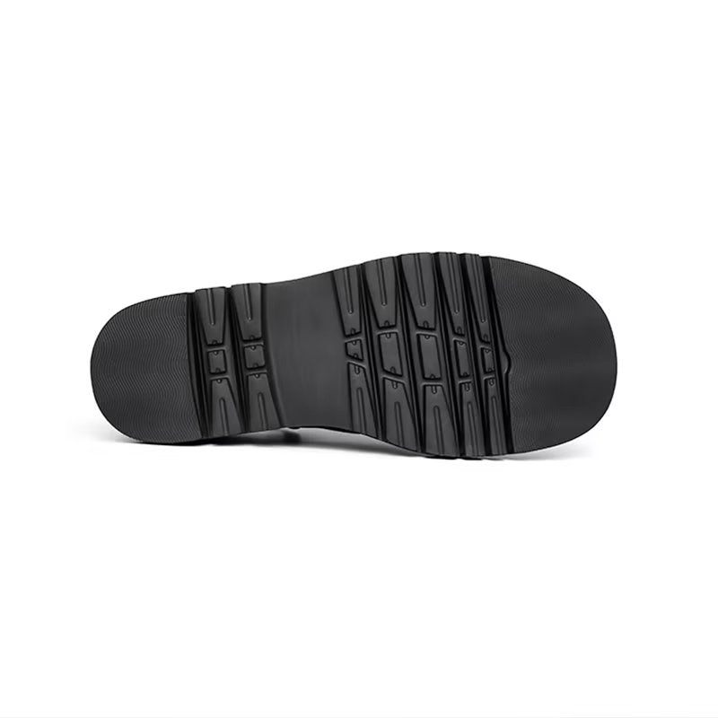 Sapatos Casuais Masculinos Elegantes Slip-ons - Preto