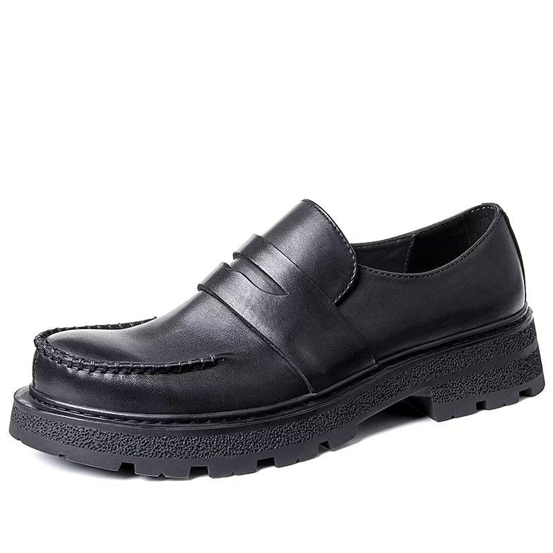 Sapatos Casuais Masculinos Luxo E Conforto Slip-on - Preto