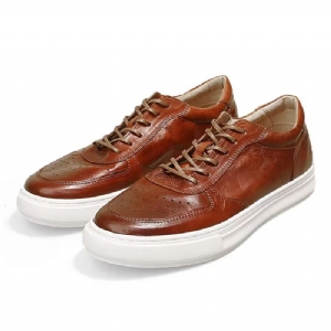 Sapatos Casuais Masculinos Luxuosos Cano Alto