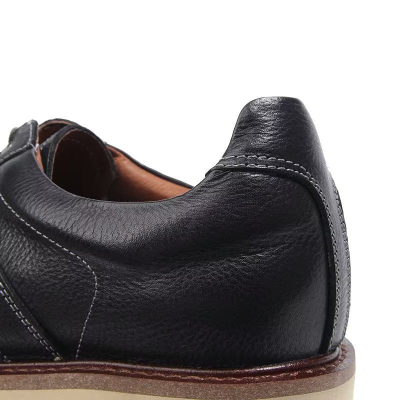 Sapatos Casuais Masculinos Modernos Tênis Da Moda Cano Alto - Preto