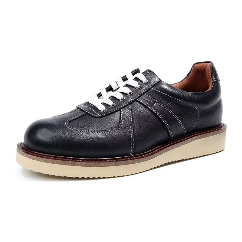 Sapatos Casuais Masculinos Modernos Tênis Da Moda Cano Alto - Preto