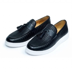 Sapatos Casuais Masculinos Slip-on Elegância