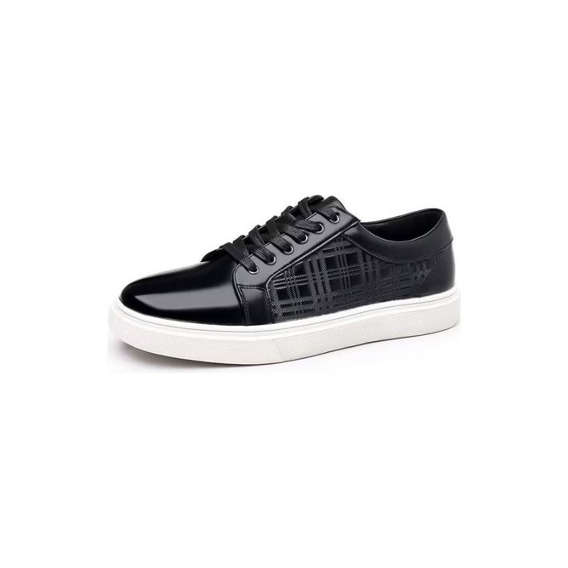 Sapatos Casuais Masculinos Sofisticação Step-in - Preto 