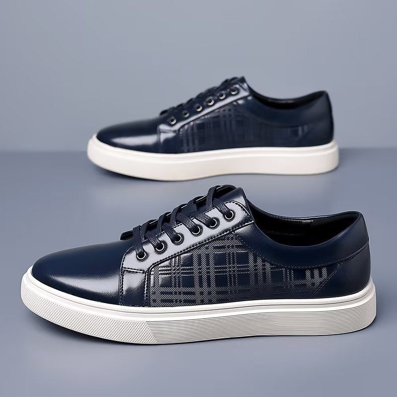 Sapatos Casuais Masculinos Sofisticação Step-in -  Azul