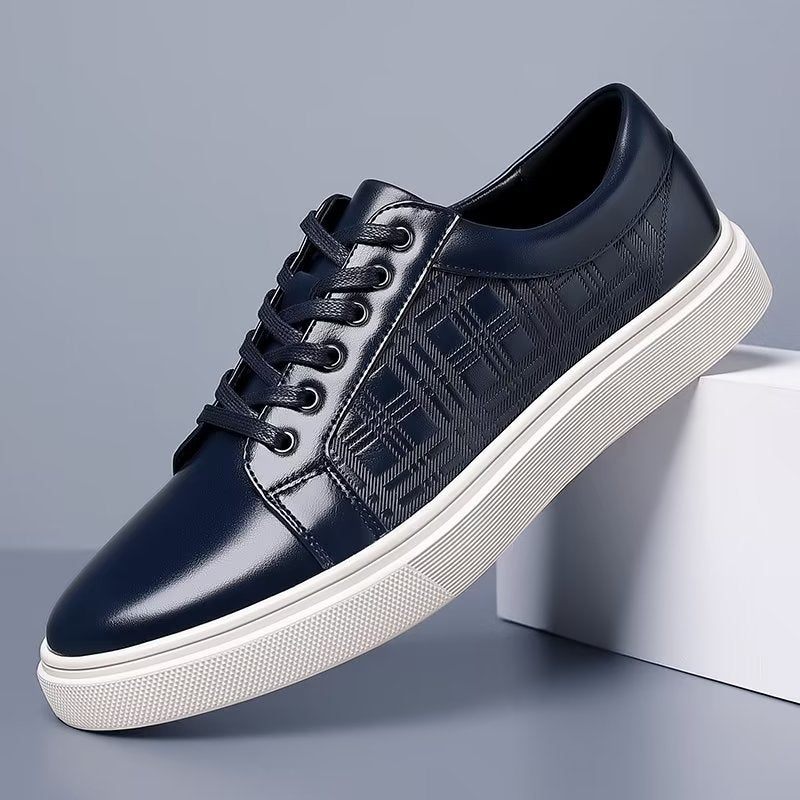 Sapatos Casuais Masculinos Sofisticação Step-in -  Azul