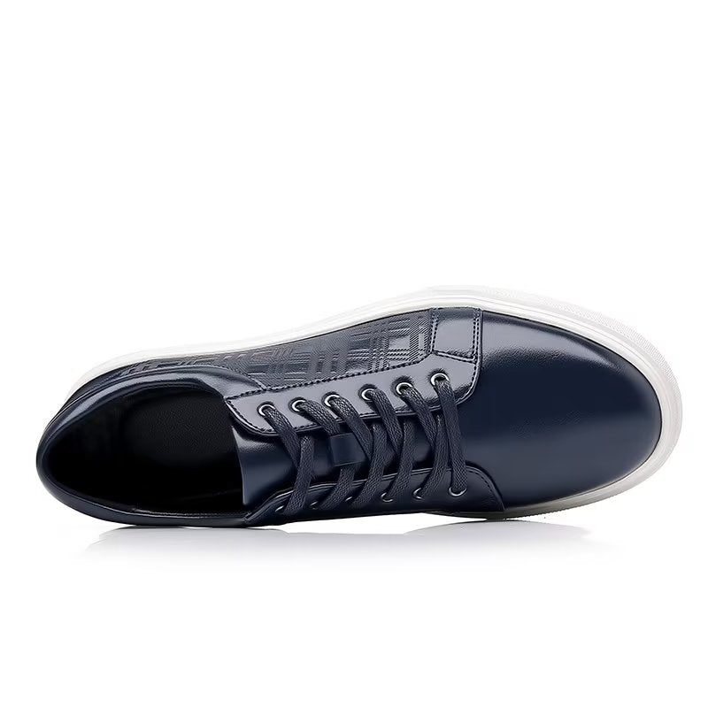 Sapatos Casuais Masculinos Sofisticação Step-in -  Azul