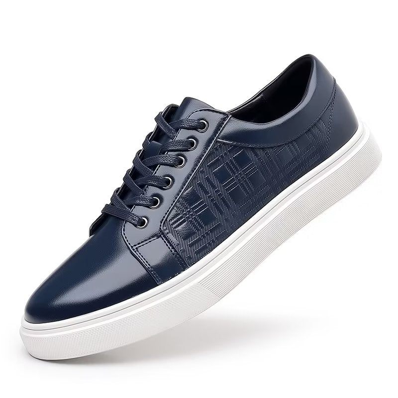 Sapatos Casuais Masculinos Sofisticação Step-in -  Azul