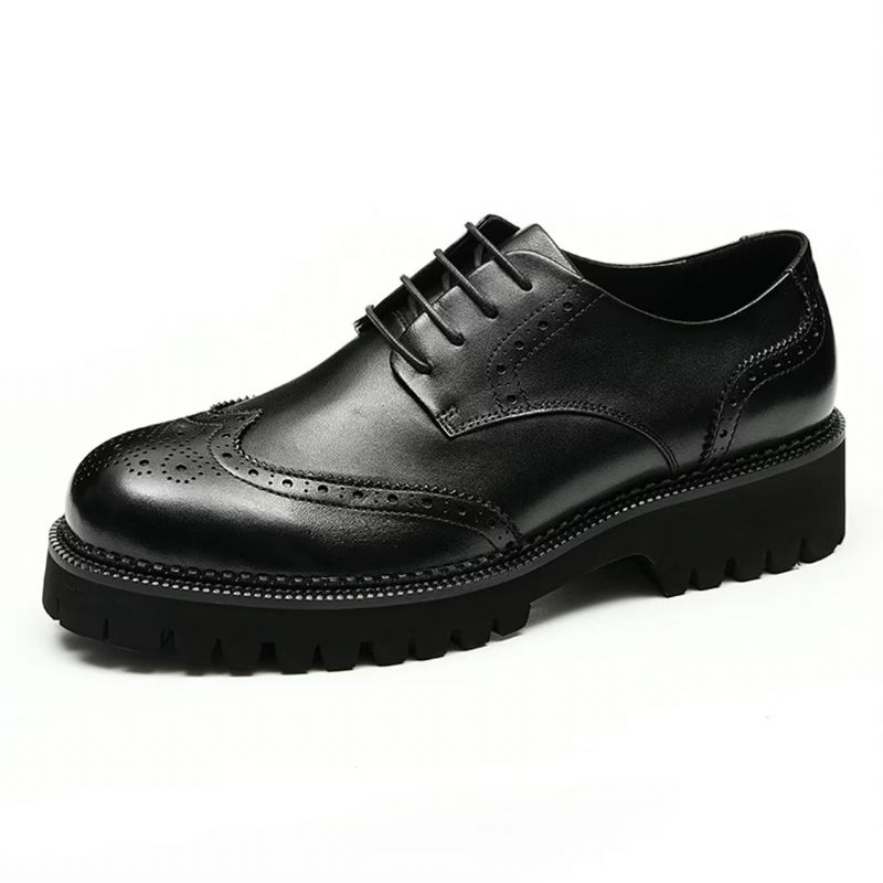 Sapatos Formais Masculino Vestido Couro Majestic - Preto