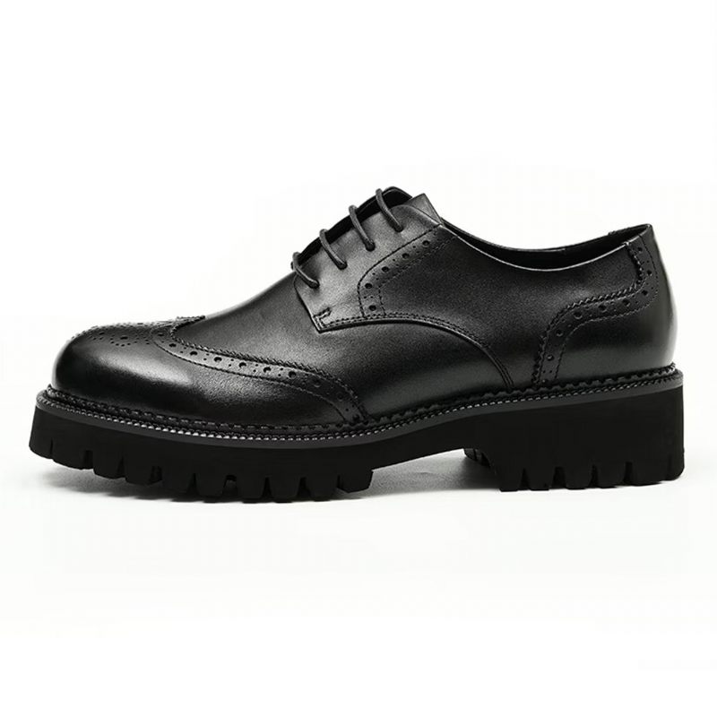 Sapatos Formais Masculino Vestido Couro Majestic - Preto