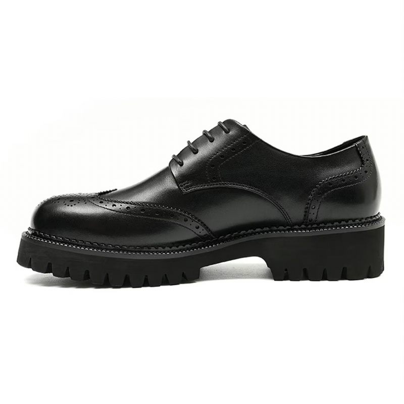 Sapatos Formais Masculino Vestido Couro Majestic - Preto