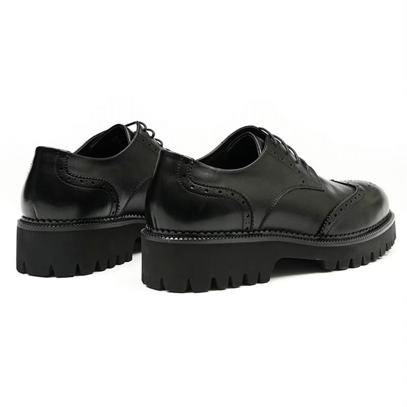 Sapatos Formais Masculino Vestido Couro Majestic - Preto