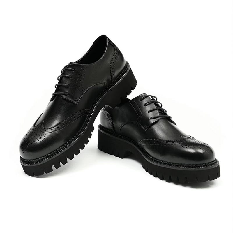 Sapatos Formais Masculino Vestido Couro Majestic - Preto