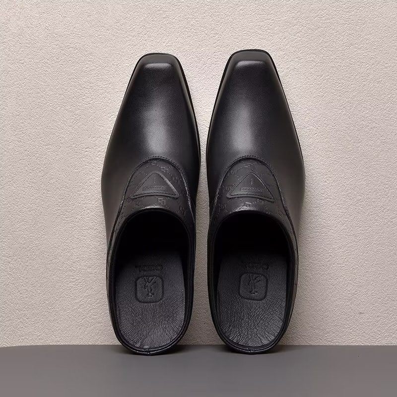 Sapatos Formais Masculinos Alliluxa Slip On Sociais - Preto