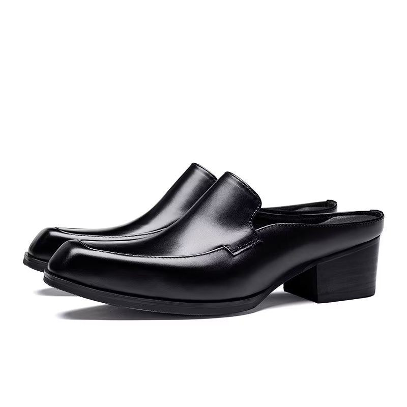 Sapatos Formais Masculinos Alliluxa Slip On Sociais - Preto