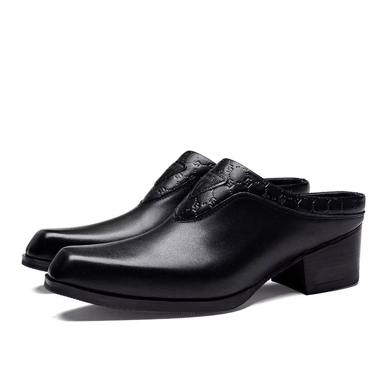 Sapatos Formais Masculinos Alliluxa Slip On Sociais - Preto