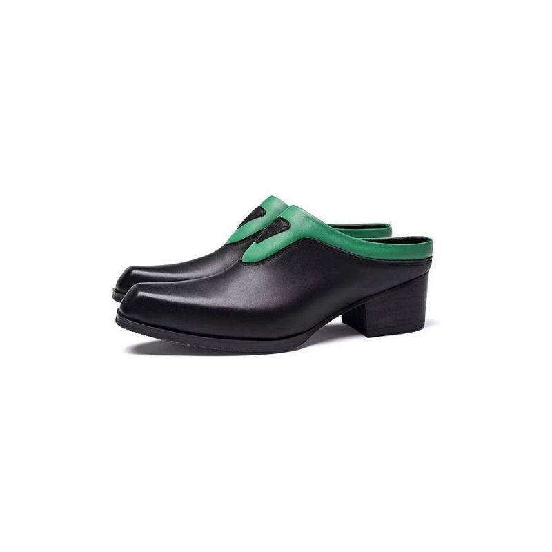 Sapatos Formais Masculinos Alliluxa Slip On Sociais - Verde