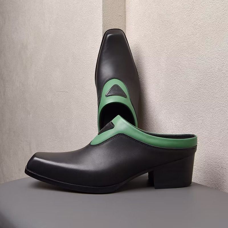 Sapatos Formais Masculinos Alliluxa Slip On Sociais - Verde