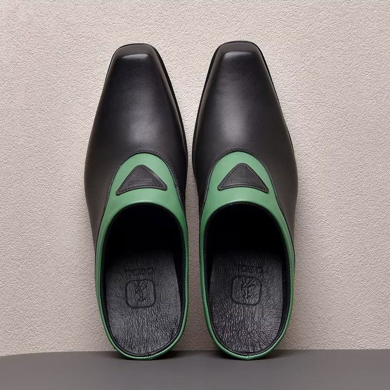 Sapatos Formais Masculinos Alliluxa Slip On Sociais - Verde