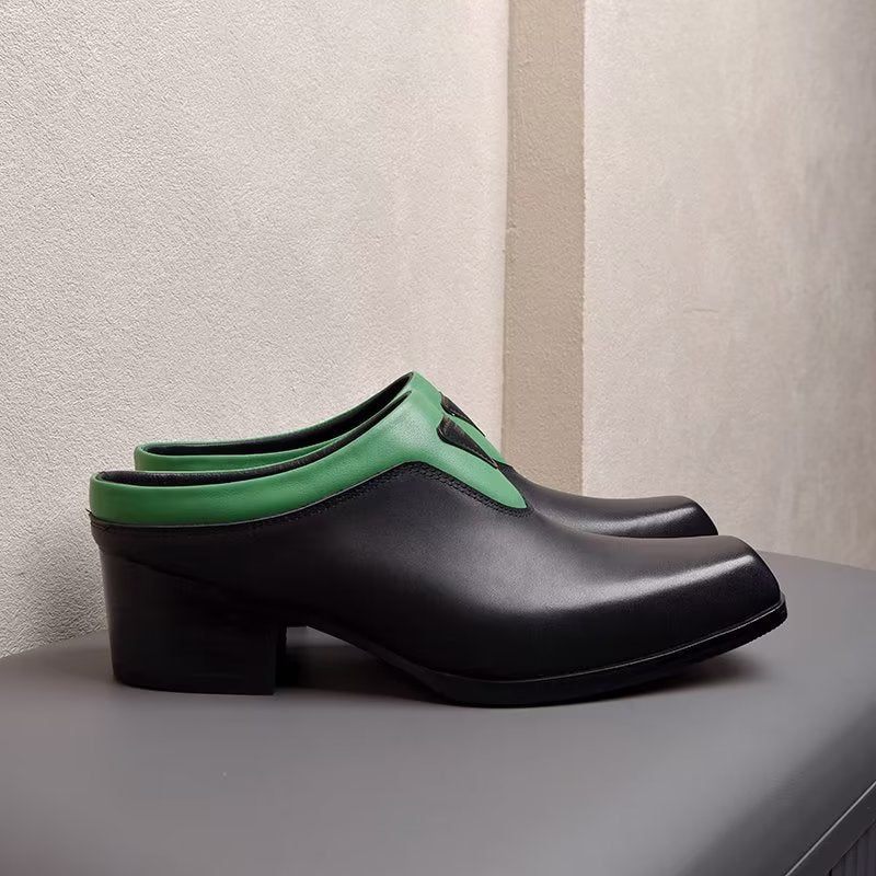 Sapatos Formais Masculinos Alliluxa Slip On Sociais - Verde