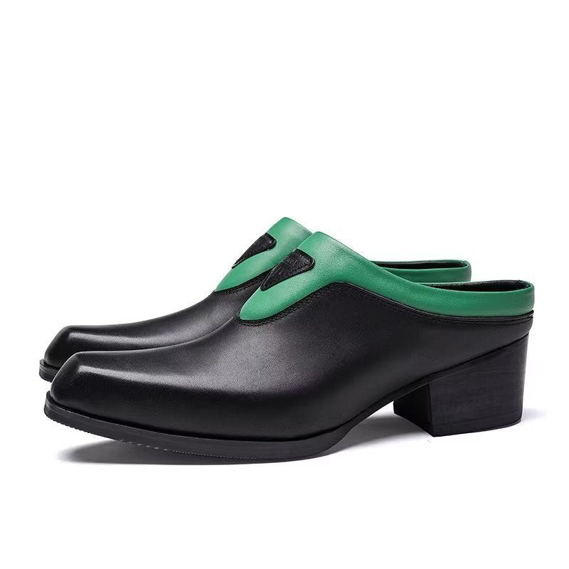 Sapatos Formais Masculinos Alliluxa Slip On Sociais - Verde