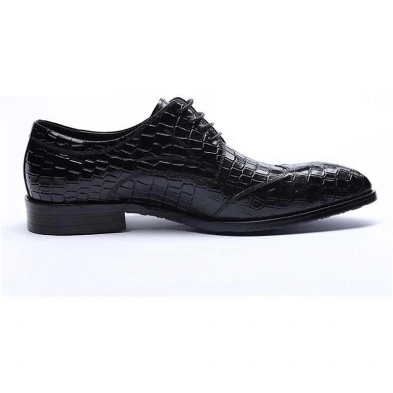 Sapatos Formais Masculinos Brogue - Preto