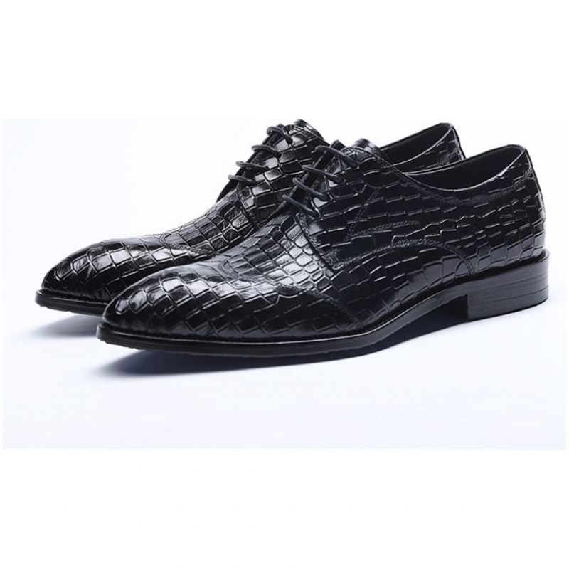 Sapatos Formais Masculinos Brogue - Preto