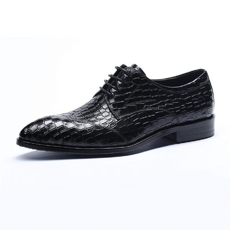 Sapatos Formais Masculinos Brogue - Preto