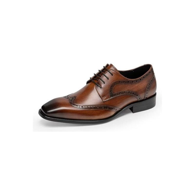 Sapatos Formais Masculinos Brogue - Café