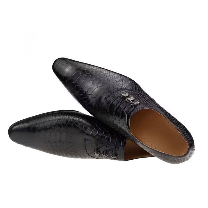 Sapatos Formais Masculinos Brogues Casamento - Preto