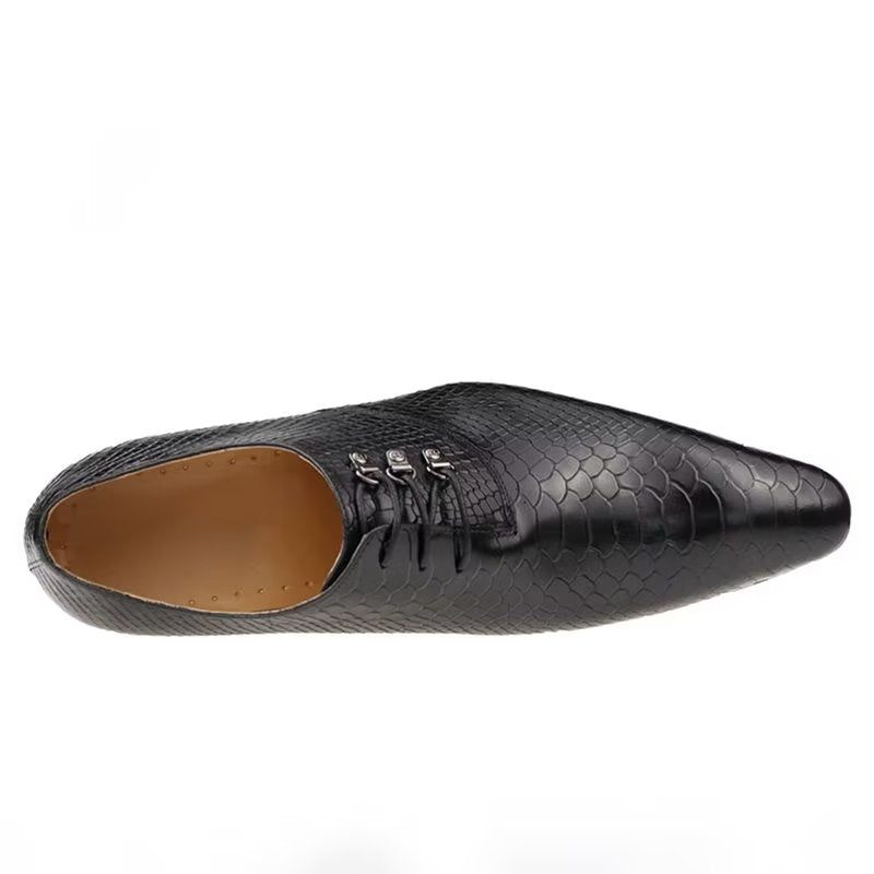 Sapatos Formais Masculinos Brogues Casamento - Preto