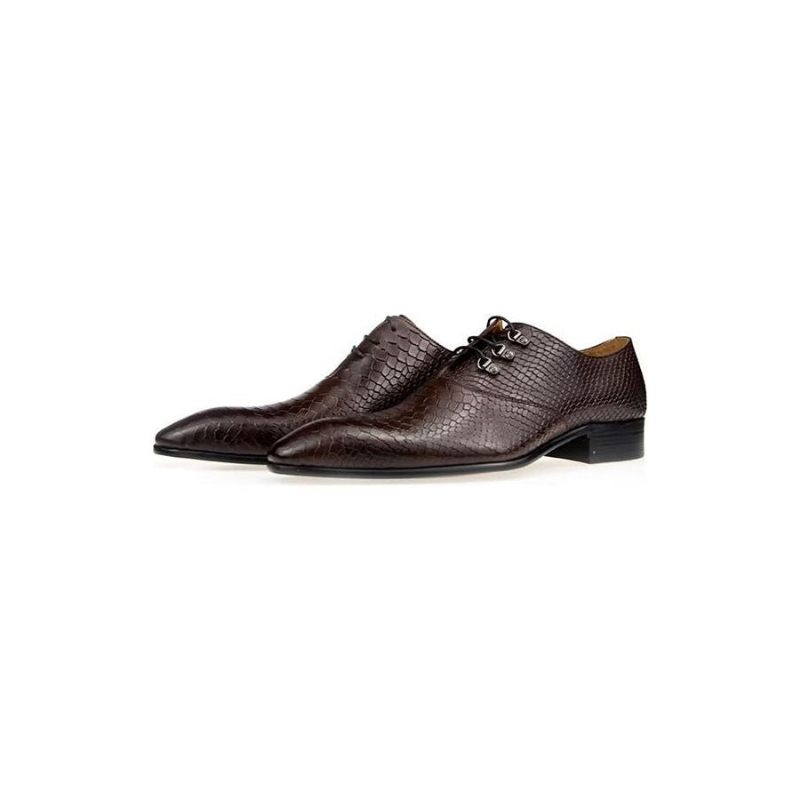 Sapatos Formais Masculinos Brogues Casamento - Vermelho