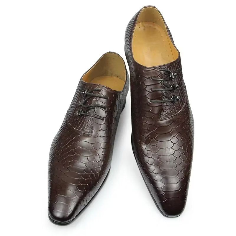 Sapatos Formais Masculinos Brogues Casamento - Vermelho