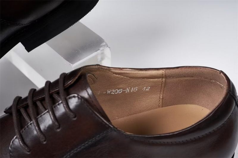 Sapatos Formais Masculinos Calçados Com Cordões E Charme Contemporâneo - Café