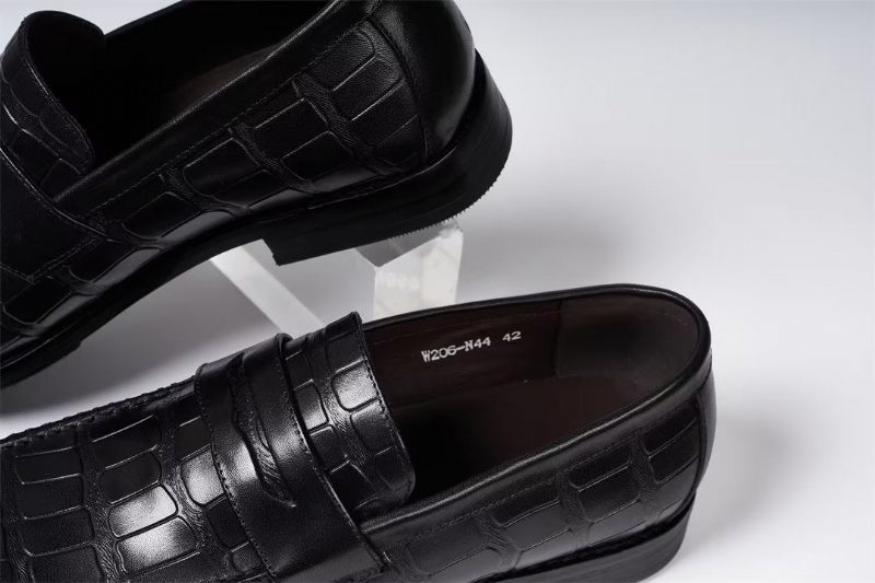 Sapatos Formais Masculinos Calçados Profissionais Luxo Sem Cadarço - Preto