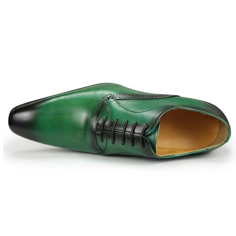 Sapatos Formais Masculinos Casamento Personalizados - Verde